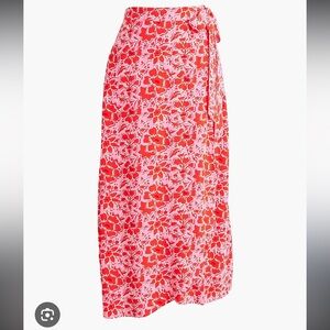 J Crew Wrap Midi Skirt